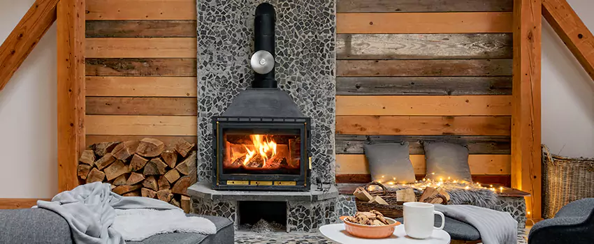 Thelin Hearth Products Direct Vent Gas Stove Fireplace Inspection in Fort Wayne, Indiana